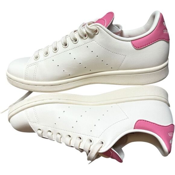 Adidas Originals Stan Smith Tre-Tongue Pink Lace Up Sneakers. Shoes. 6.5. 6 1/2. - Picture 5 of 14